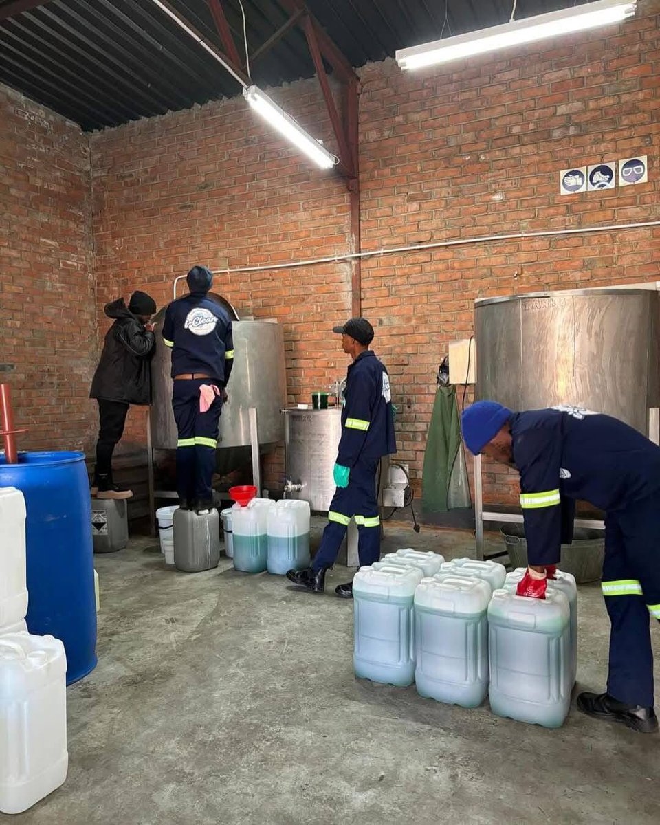 Meet Thabo Khateane founder of IClean Dishwashing Liquid , a detergent company that manufactures household detergents.

☎️~ 067 235 5667