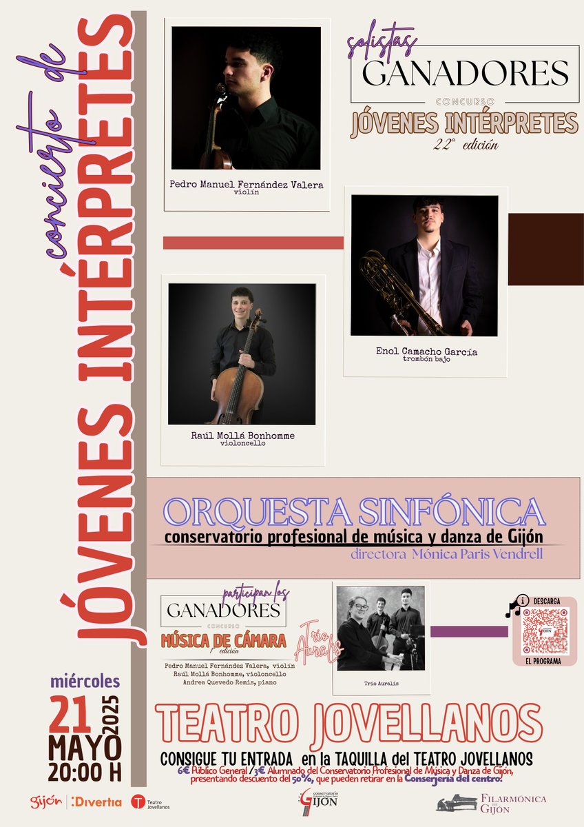 Onda Cero Gijón (@ondacerogijon) on Twitter photo Concierto del <a href="/consergijon/">Conservatorio Gijón</a> a las 20:00 horas en el <a href="/Teatrogijon/">Teatro Jovellanos</a>. "Concierto Ganadores Concurso Jóvenes Intérpretes 22ª edición" Concierto del <a href="/consergijon/">Conservatorio Gijón</a> a las 20:00 horas en el <a href="/Teatrogijon/">Teatro Jovellanos</a>. "Concierto Ganadores Concurso Jóvenes Intérpretes 22ª edición"