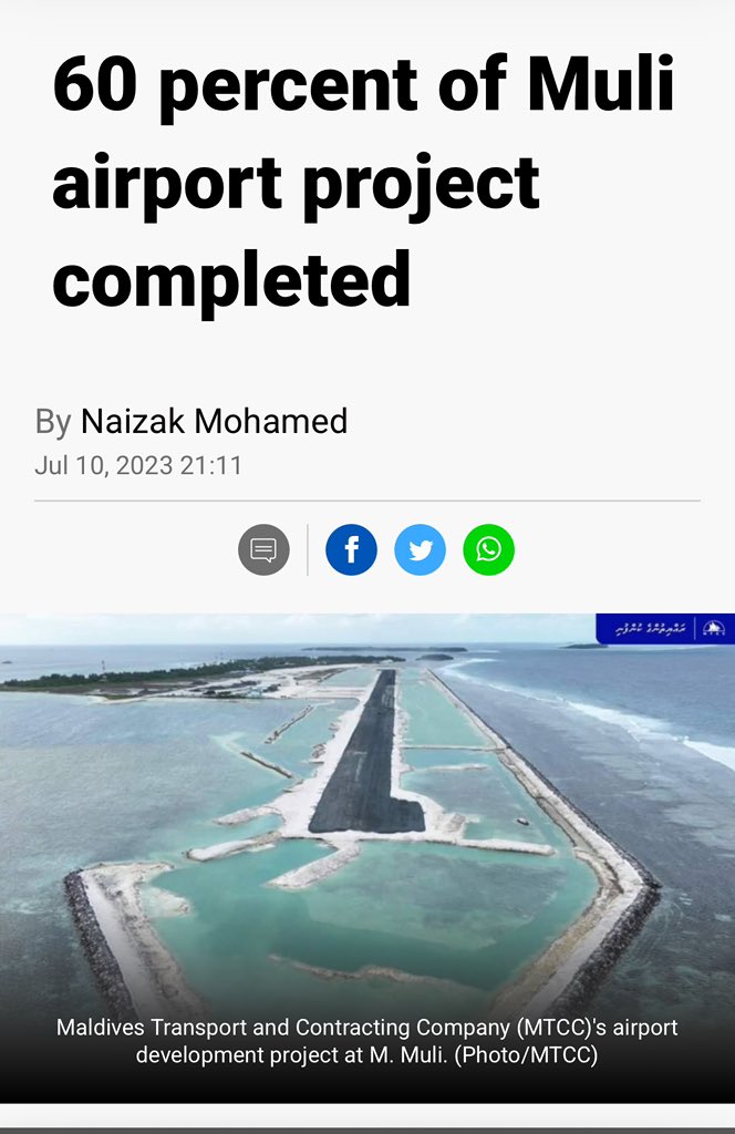 Che (@lamanmohamed) on Twitter photo 30 އަހަރުގެ އުންމީދު ، އެ ހުވަފެން ހަގީގަތަކަށް ހައްދަވައި ދެއްވާ ، މުލީގެ ރައްޔިތުންނަށް ތިޔަ ކޮށްދެއްވެވި ބޮޑު ބުރަ މަސައްކަތަށް އަޅުގަނޑުމެންގެ ރައީސް <a href="/ibusolih/">Ibrahim Mohamed Solih</a> އަށް ޝުކުރު. ކޮރޯނާއިގެ ތަކުލީފާއި އަދި އިތުރު ގޮންޖެހުން ތަކާއިއެކުވެސް މި ބިޔަ މަޝްރޫއު ބާރު ސްޕީޑުގައި 30 އަހަރުގެ އުންމީދު ، އެ ހުވަފެން ހަގީގަތަކަށް ހައްދަވައި ދެއްވާ ، މުލީގެ ރައްޔިތުންނަށް ތިޔަ ކޮށްދެއްވެވި ބޮޑު ބުރަ މަސައްކަތަށް އަޅުގަނޑުމެންގެ ރައީސް <a href="/ibusolih/">Ibrahim Mohamed Solih</a> އަށް ޝުކުރު. ކޮރޯނާއިގެ ތަކުލީފާއި އަދި އިތުރު ގޮންޖެހުން ތަކާއިއެކުވެސް މި ބިޔަ މަޝްރޫއު ބާރު ސްޕީޑުގައި