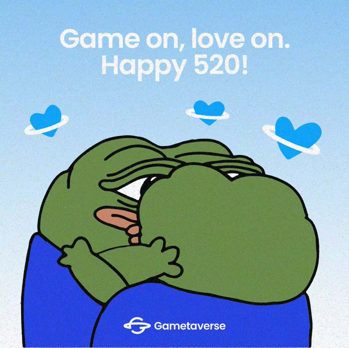 Game on. Love on. Happy 520! 💕

Some HODL tokens, we HODL connections.

While memecoins pump and dump, true community bonds only grow stronger.

We're building where memes meet meaning - games that bring your favorite tokens to life through play.

Because in crypto, as in love,