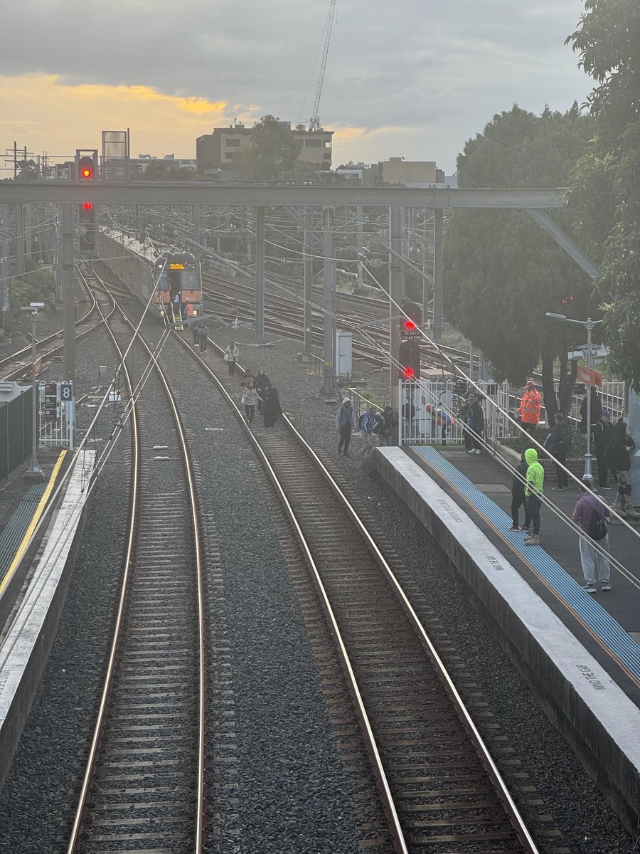 fictillius's tweet image. The train has been evacuated