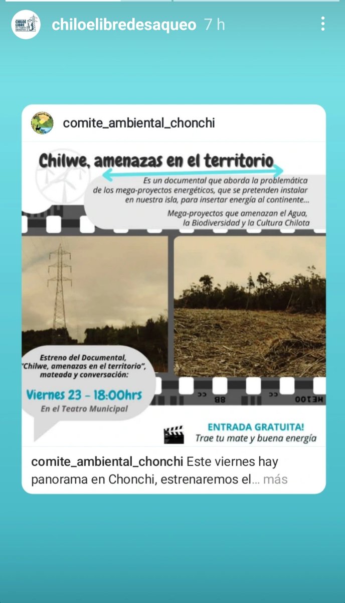C. Gómez P (@clamargo) on Twitter photo Desde #Chiloé recordaremos este gobierno como continuadores de un modelo que beneficia a grandes capitales en desmedro de ecosistemas y habitantes #escasezhidrica <a href="/Maisa_Rojas/">Maisa</a> <a href="/GabrielBoric/">Gabriel Boric Font</a> <a href="/SEA__gob/">Servicio de Evaluación Ambiental</a> <a href="/AguaEnMarcha/">Movimiento por el Agua y los Territorios - MAT</a> @DESCA_CID <a href="/pamela_poo/">Pamela Poo🌱</a> <a href="/ACNURConoSur/">ACNUR Cono Sur</a> <a href="/CR2_uchile/">Centro de Ciencia del Clima y la Resiliencia CR2</a> <a href="/Soc_Bio_Veg/">Sociedad Chilena de Biología Vegetal</a> Desde #Chiloé recordaremos este gobierno como continuadores de un modelo que beneficia a grandes capitales en desmedro de ecosistemas y habitantes #escasezhidrica <a href="/Maisa_Rojas/">Maisa</a> <a href="/GabrielBoric/">Gabriel Boric Font</a> <a href="/SEA__gob/">Servicio de Evaluación Ambiental</a> <a href="/AguaEnMarcha/">Movimiento por el Agua y los Territorios - MAT</a> @DESCA_CID <a href="/pamela_poo/">Pamela Poo🌱</a> <a href="/ACNURConoSur/">ACNUR Cono Sur</a> <a href="/CR2_uchile/">Centro de Ciencia del Clima y la Resiliencia CR2</a> <a href="/Soc_Bio_Veg/">Sociedad Chilena de Biología Vegetal</a>