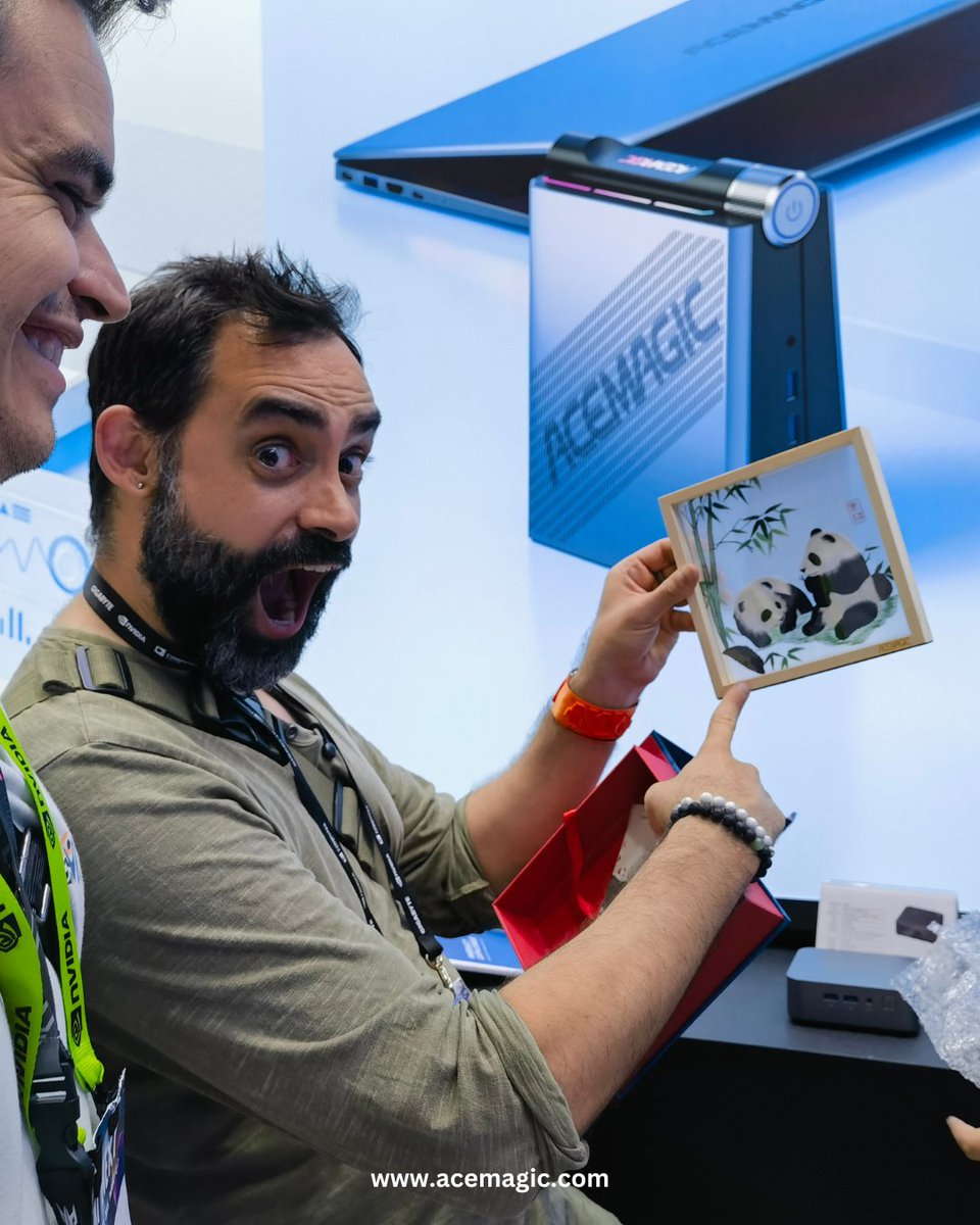 Acemagic_MiniPC's tweet image. 📸 ACEMAGIC PC @ COMPUTEX 2025 in Taipei 🙌🙌  The energy at ACEMAGIC’s booth is electrifying! 🫨⚡ @computex_taipei 
📅 May 20-23, 2025 
📍 Booth L1417, Hall 1, Taipei Nangang Exhibition Center

#ACEMAGICPC Team is thrilled to showcase ACEMAGIC’s latest breakthroughs—come…