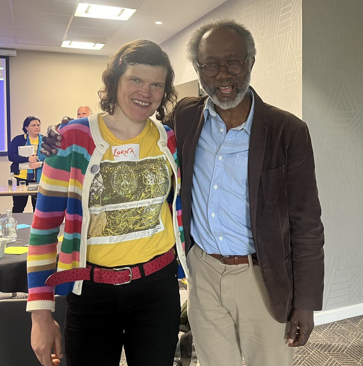 sensinglorna's tweet image. A rich workshop at @BirminghamU examining the brain, psychosis & AI technology with lived experience, psychiatry, neutopsychiatry, research, education & computer science. I felt grateful to be heard, sharing remnants from my own hallucinations. This is
#ACreativeTransformation.