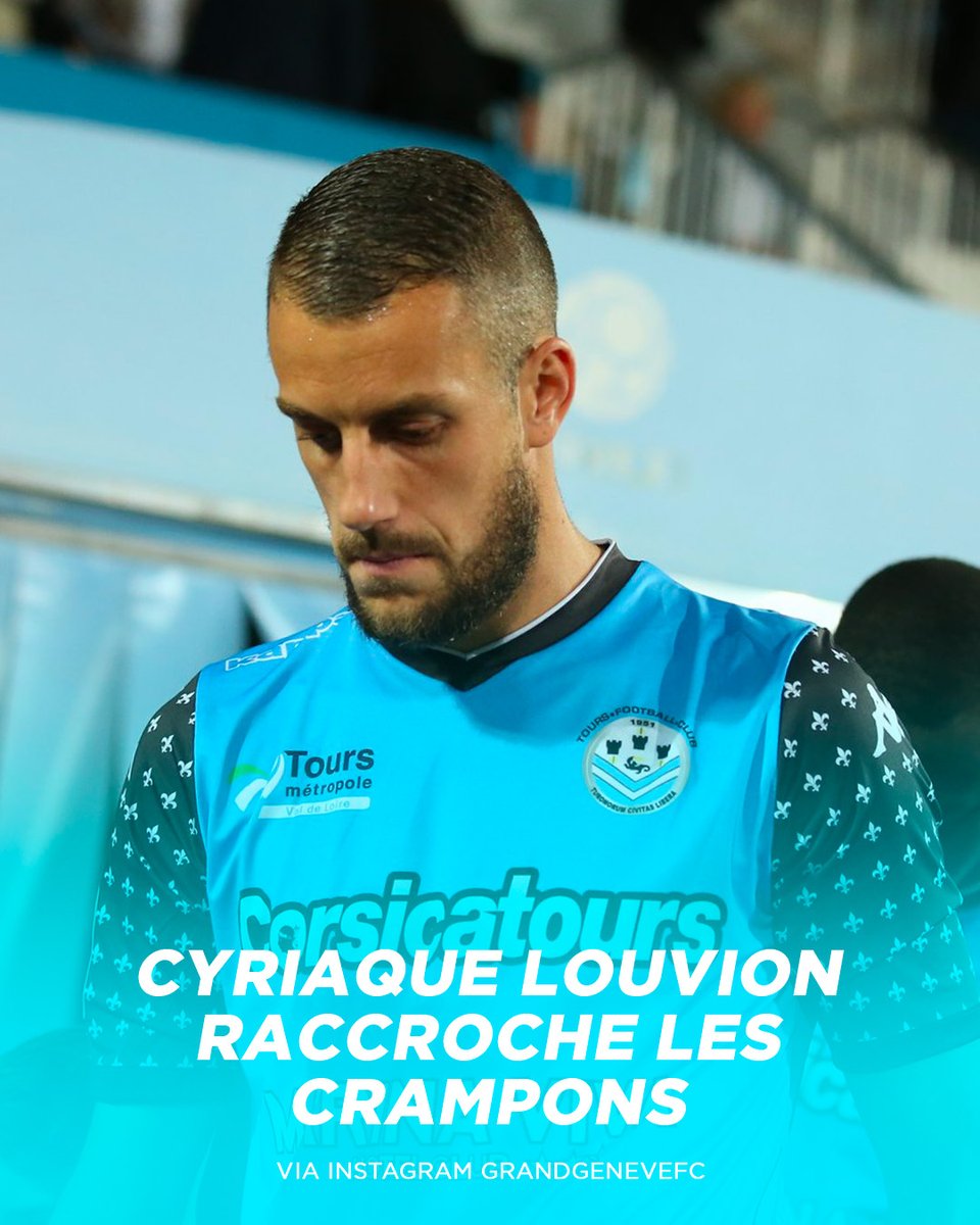 🚨 CYRIAQUE LOUVION PREND SA RETRAITE !

Hier, Cyriaque Louvion a annoncé mettre un terme à sa carrière de joueur. ⚽️

Il avait rejoint le Tours FC en 2015 jusqu'en 2019 avec un total de 101 titularisations sous le maillot Ciel et Noir.

Il continuera tout de même son aventure