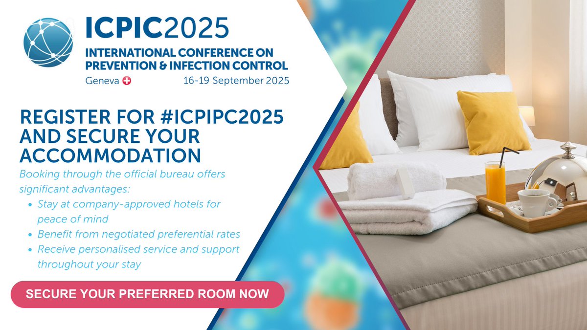 ICPIC_meeting's tweet image. Prepare for a seamless #ICPIC2025 experience by registering for the conference and securing your accommodation today.
Reservations are on a first-come, first-served basis. 😁
➡️ Secure your preferred room now: tinyurl.com/ICPIC-2025-Reg…