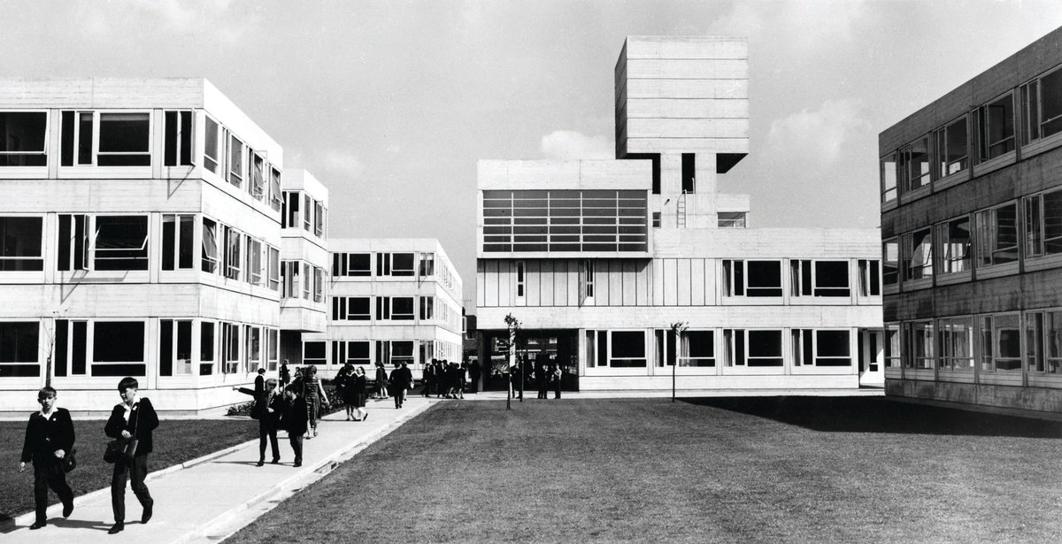 Hull's David Lister High School by Lyons Israel Ellis Gray. Opened 1965, demolished 2013.