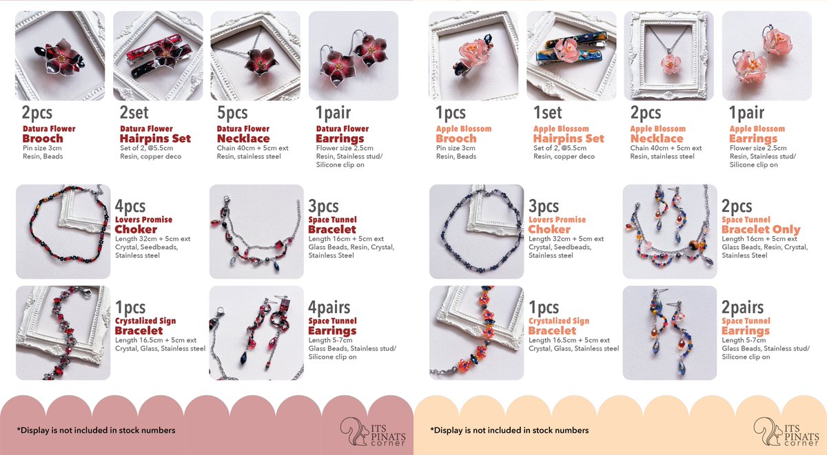 CFXX LAD Inspired Jewelry OTS Stock List
(Expand the photo to see the details)
--
#CFXX @CFXXcatalogue