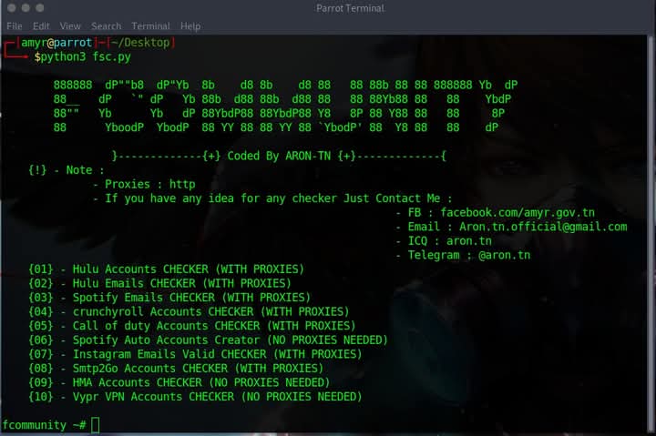 FCommunity

Verificadores múltiples (HMA/Hulu/Spotify/Call of Duty/Instagram/smtp2go/VyprVpn) en una sola herramienta llamada FCommunity.

🕵️Revisa la herramienta aquí:👉 github.com/Aron-Tn/FCommu… 

#AcademiaDeCiberseguridad #Informática #Tecnología #Computadoras #Software