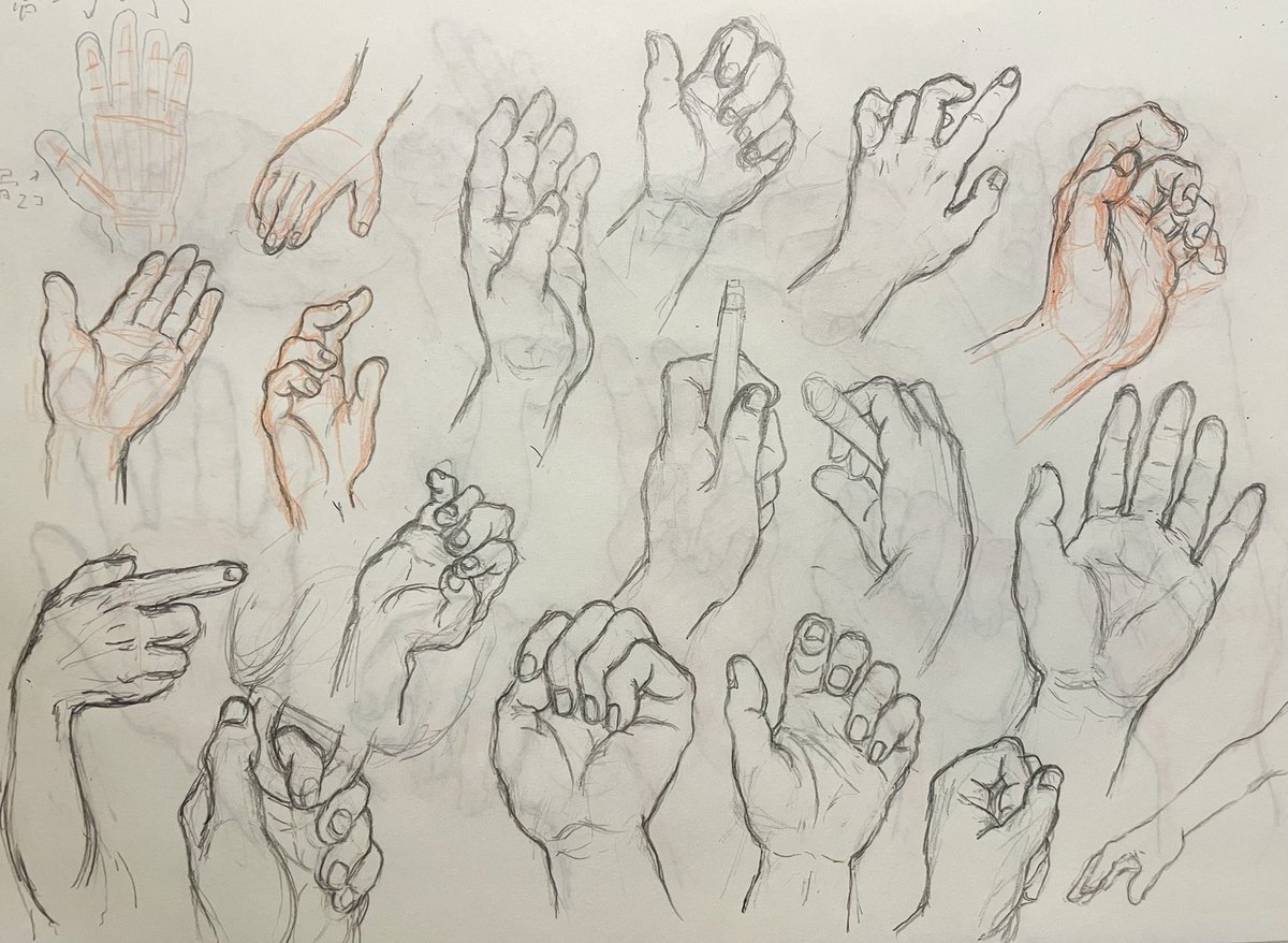 れんしう。手は苦手意識あるが描いてたら何かしら発見あるので良いなぁ。
咳酷いので今日もおとなしくしとく。 