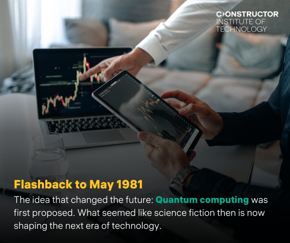 ConstructorInst's tweet photo. May 1981 — The Birth of Quantum Computing!

In a groundbreaking talk at MIT, physicist Richard Feynman proposed a radical idea: to simulate quantum systems, we’d need a computer based on quantum mechanics itself. https://t.co/zqsF7IZ0IW