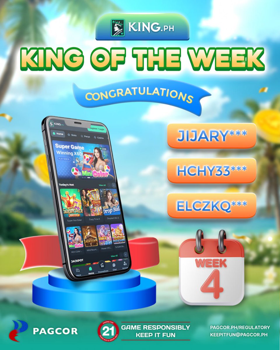 Kingcasinoph's tweet photo. Congratulations to our #kingoftheweek 👑✨
3 brand new smartphone para sa ating tatlong Ka-Hari! 📱🎉
Keep on being active at baka ikaw ang nasa next announcement! 💚🖤
Mention mo na ang tropa sa comments 😎
FOLLOW US:
✅ Facebook: https://t.co/RhVlAUJtJh
✅ Telegram: https://t.co/P6K7nhN7FU
#KingPh #DITOIKAWANGHARI #kingsgrandgiveaway #kingcasino #KingPromotions #OnlyAtKingPH #kingoftheweek