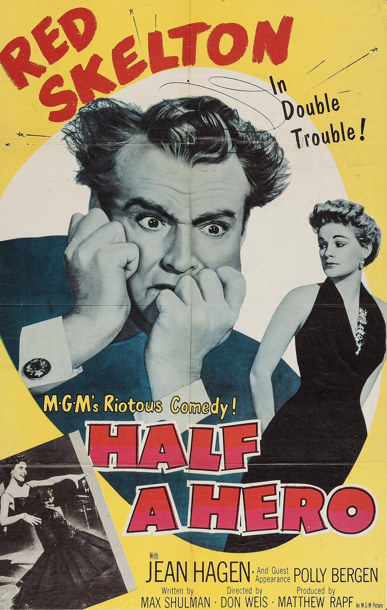 FrankMalfitano's tweet photo. FILM OF THE DAY: This 1953 #comedy is 1 of #RedSkelton last 🎞️ before concentrating on 📺 this has less slapstick than usual with amusing satirical #MaxShulman script an early #1950s time capsule look at NYC family moving to suburbs despite expense #JeanHagan #CharlesDingle https://t.co/WudloG7Hpt