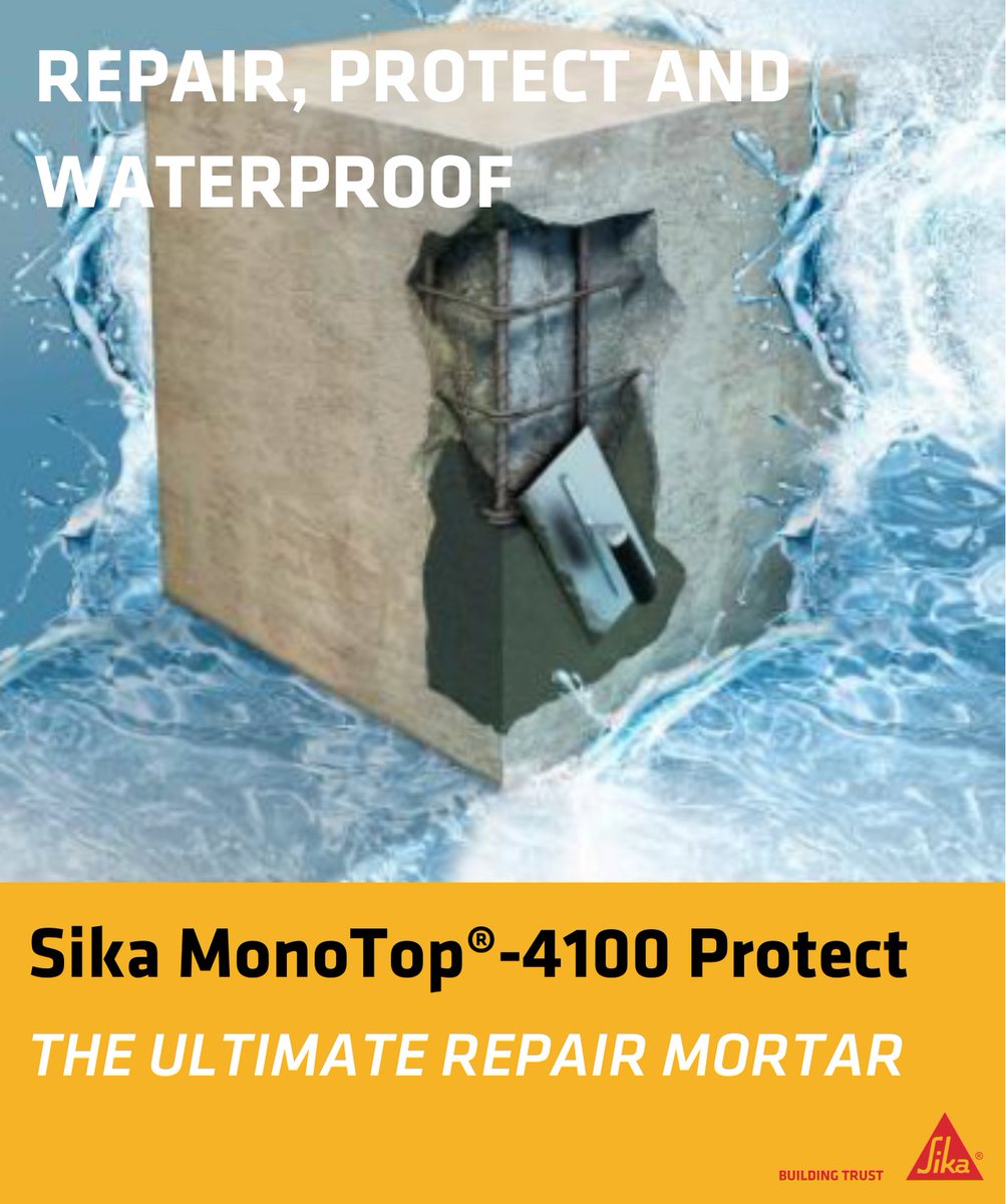 🔨 Looking for high-performance concrete repair?

Meet Sika MonoTop®-4100 Protect – spray-applied, fast-setting &amp; built to last.
✅ No primer needed
✅ Resists CO₂, chlorides &amp; moisture
✅ Long-term corrosion protection

🔗spkl.io/6012fxZPE