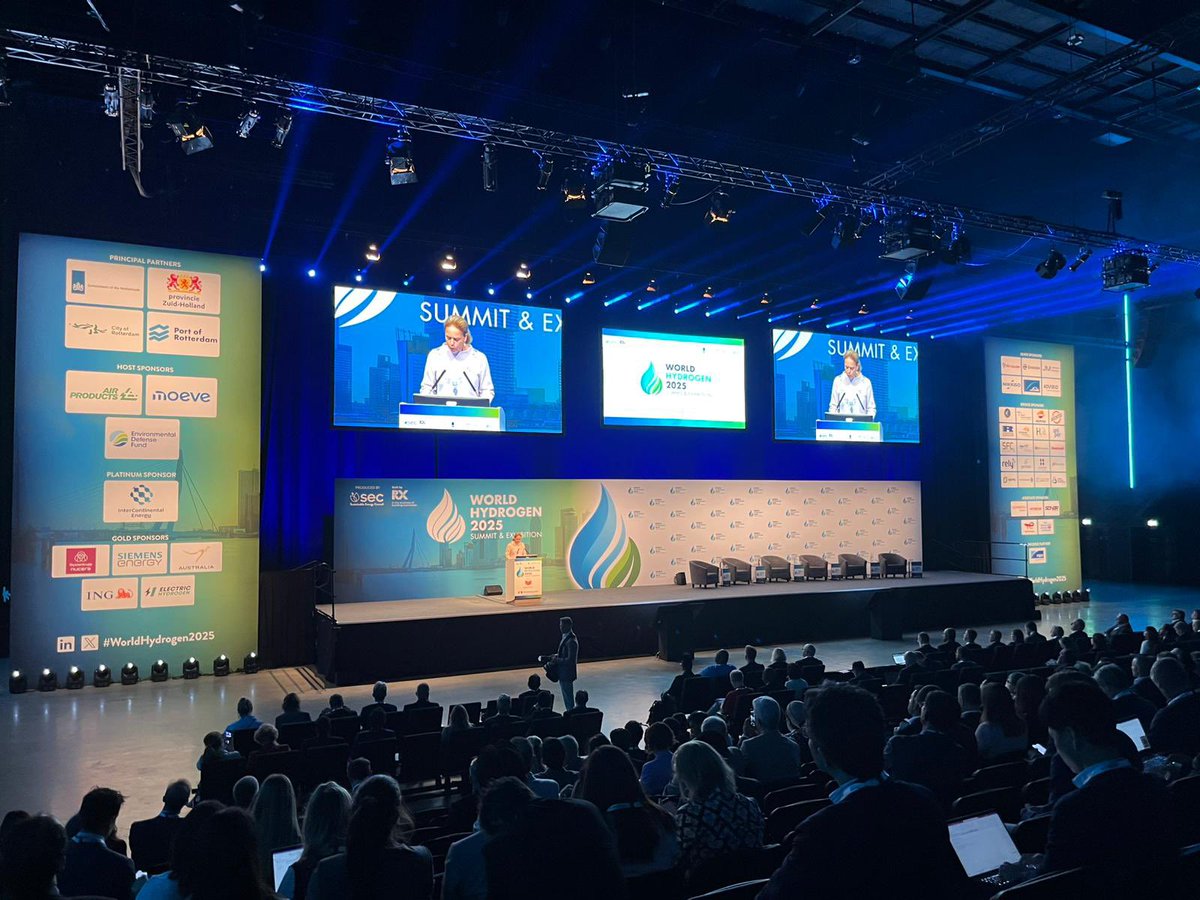 The day is here !  Delight to be in Rotterdam welcoming over 10 000 participants to the World Hydrogen Summit &amp; Exhibition 2025, where together we are shaping the future of clean energy with hydrogen at the centre. 

📅 May 20–22, 2025
Rotterdam Ahoy