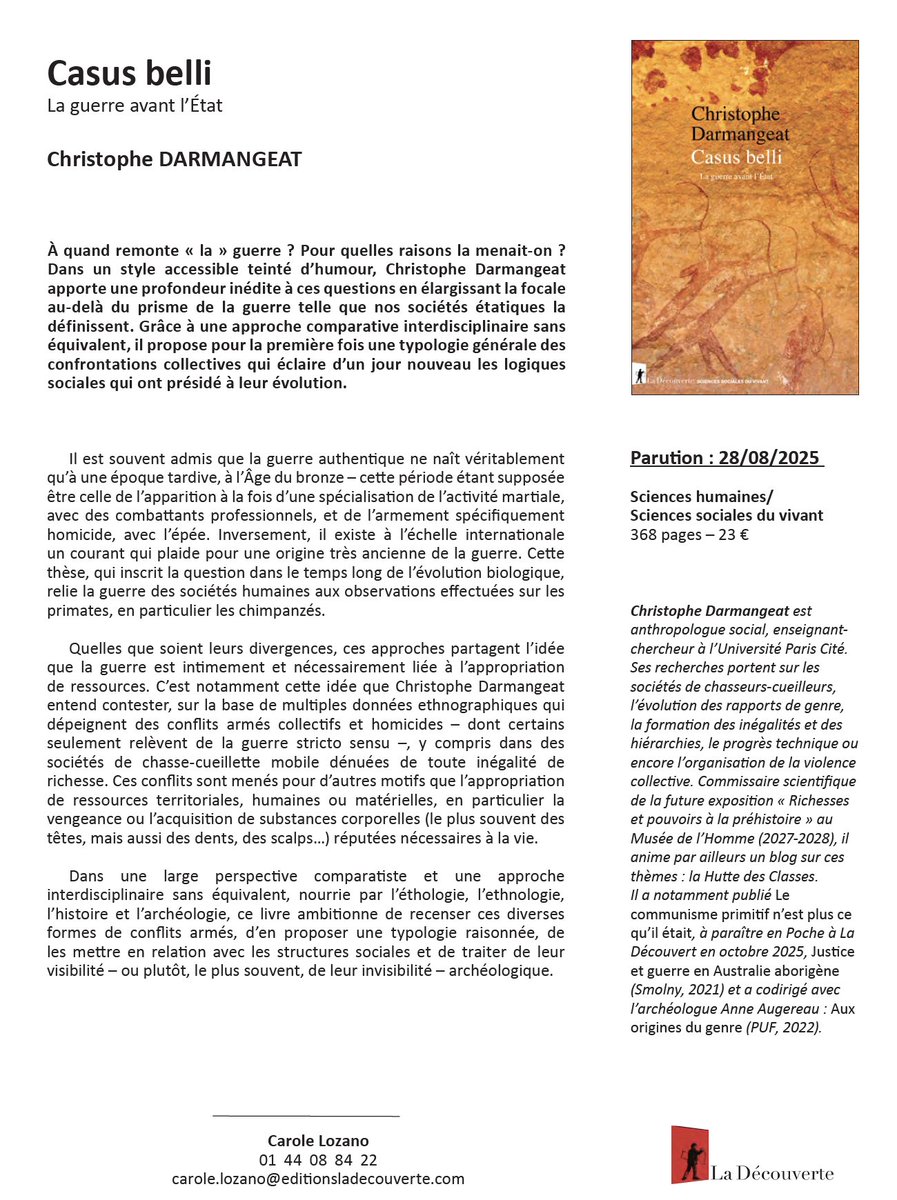 BernardLahire's tweet photo. La collection "Sciences sociales du vivant" (Editions La Découverte) vous souhaite une très belle rentrée scientifique ! https://t.co/FczzndCiJ8