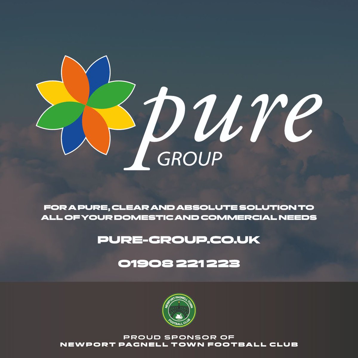 Sponsor Spotlight - Pure Group

pure-group.co.uk
01908 221 223

Thank you for your support.

#puregroup #nptfc