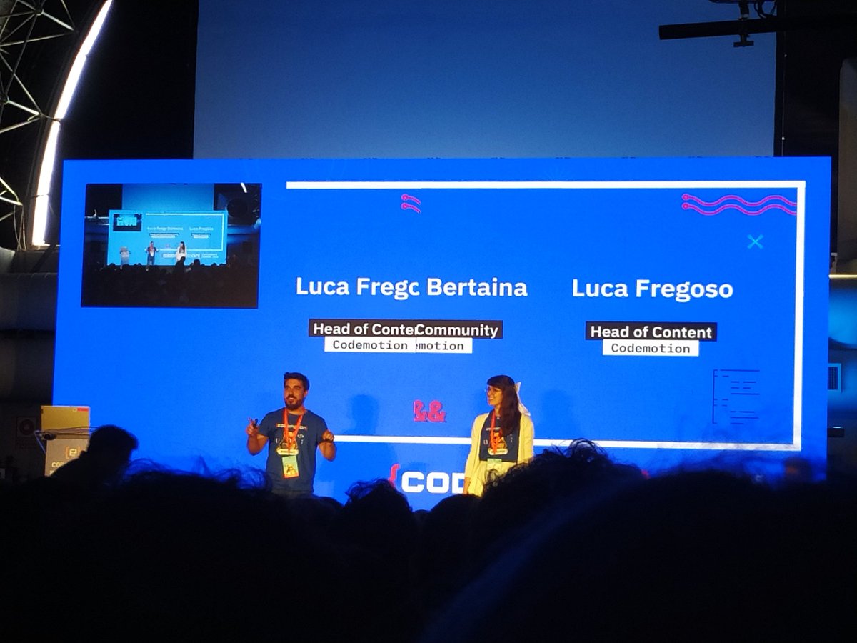 TorAaron's tweet photo. Empezando #CodemotionMadrid25 https://t.co/53V1sANlnO