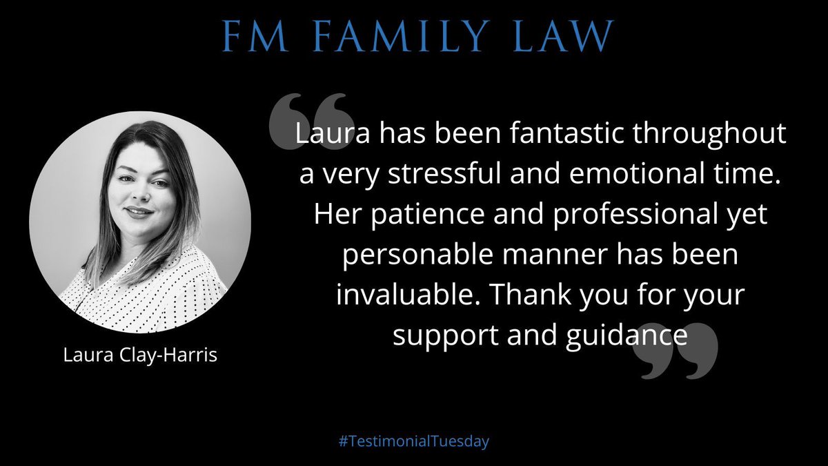 FM Family Law (@fmfamilylawteam) on Twitter photo โญ ๐๐๐ฌ๐ญ๐ข๐ฆ๐จ๐ง๐ข๐๐ฅ ๐๐ฎ๐๐ฌ๐๐๐ฒ โญ
We are delighted to share this wonderful #clientfeedback for Laura Clay-Harris, Associate based in our #Norwich office
Bravo Laura & thank you to the client for taking the time to share their thoughtful words ๐
#TestimonialTuesday โญ ๐๐๐ฌ๐ญ๐ข๐ฆ๐จ๐ง๐ข๐๐ฅ ๐๐ฎ๐๐ฌ๐๐๐ฒ โญ
We are delighted to share this wonderful #clientfeedback for Laura Clay-Harris, Associate based in our #Norwich office
Bravo Laura & thank you to the client for taking the time to share their thoughtful words ๐
#TestimonialTuesday