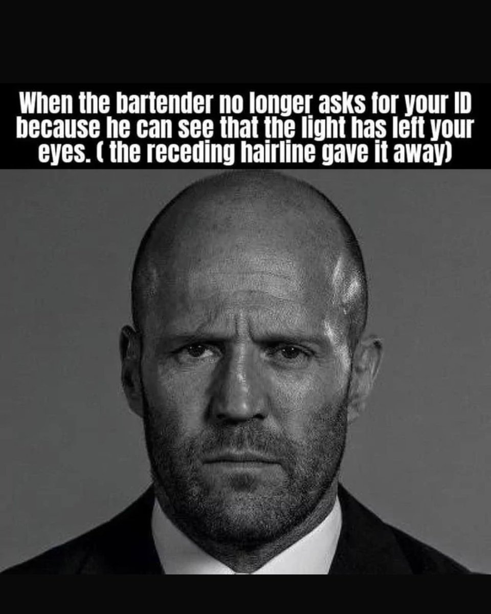 Memedroid's tweet image. Feel old yet? #memes #gettingold #bartender #hairline #funny
