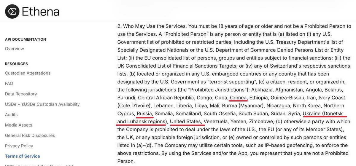 TON's partnership with Ethena announced at Token2049 raises questions as Wallet rep spoke instead of TON Foundation. 18 days later, the only sign of collaboration is a short-lived Ethena page on STON. No Wallet integrations and Ethena's service bans key #TON markets like Russia