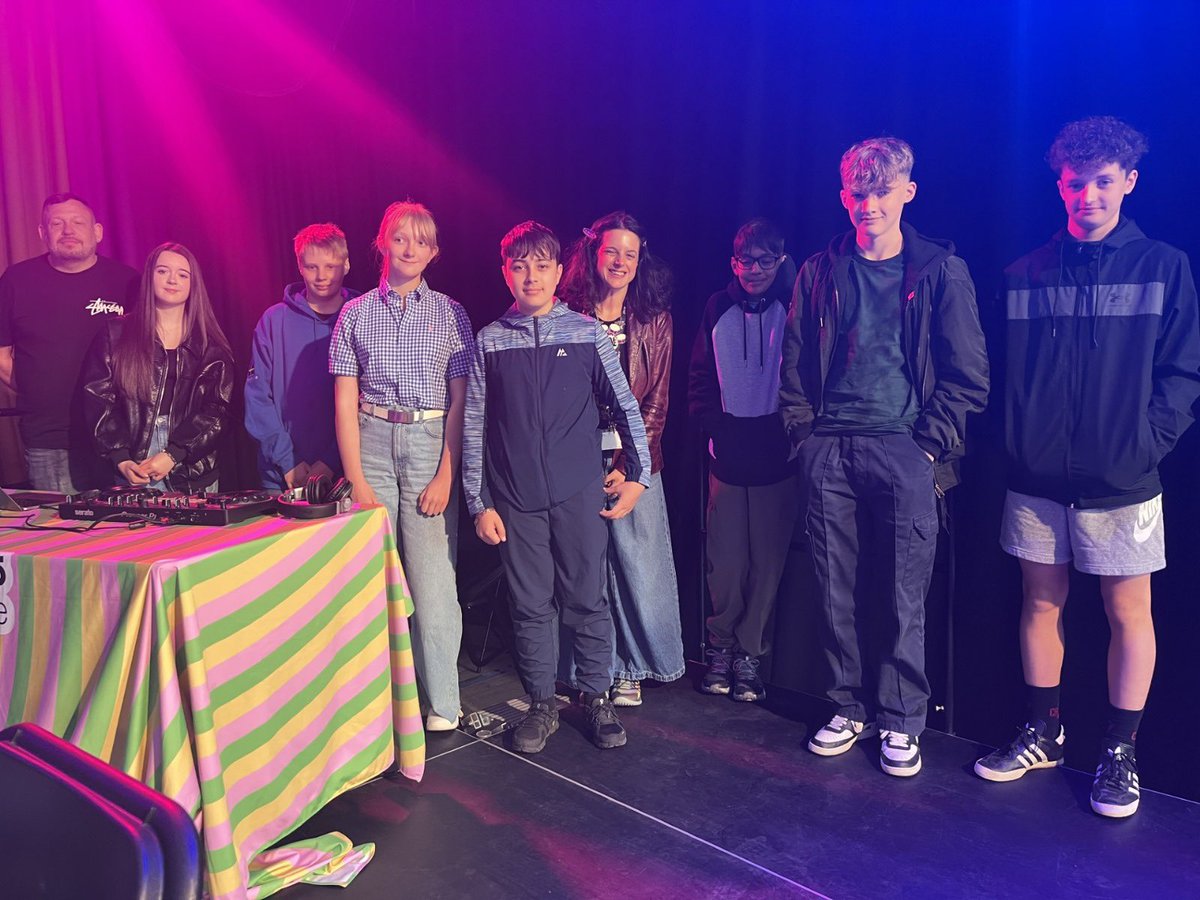 Our Bassline DJs smashed it at #BeaconWibsey after a 4-week workshop with Sean Coy! 🎶👏 Big shoutout to Y9 Leila C for performing a live with including other students tracks 🎧🔥 #BradfordCityOfCulture #BasslineSymphony #AllGodsChildren #WeAreBDAT
