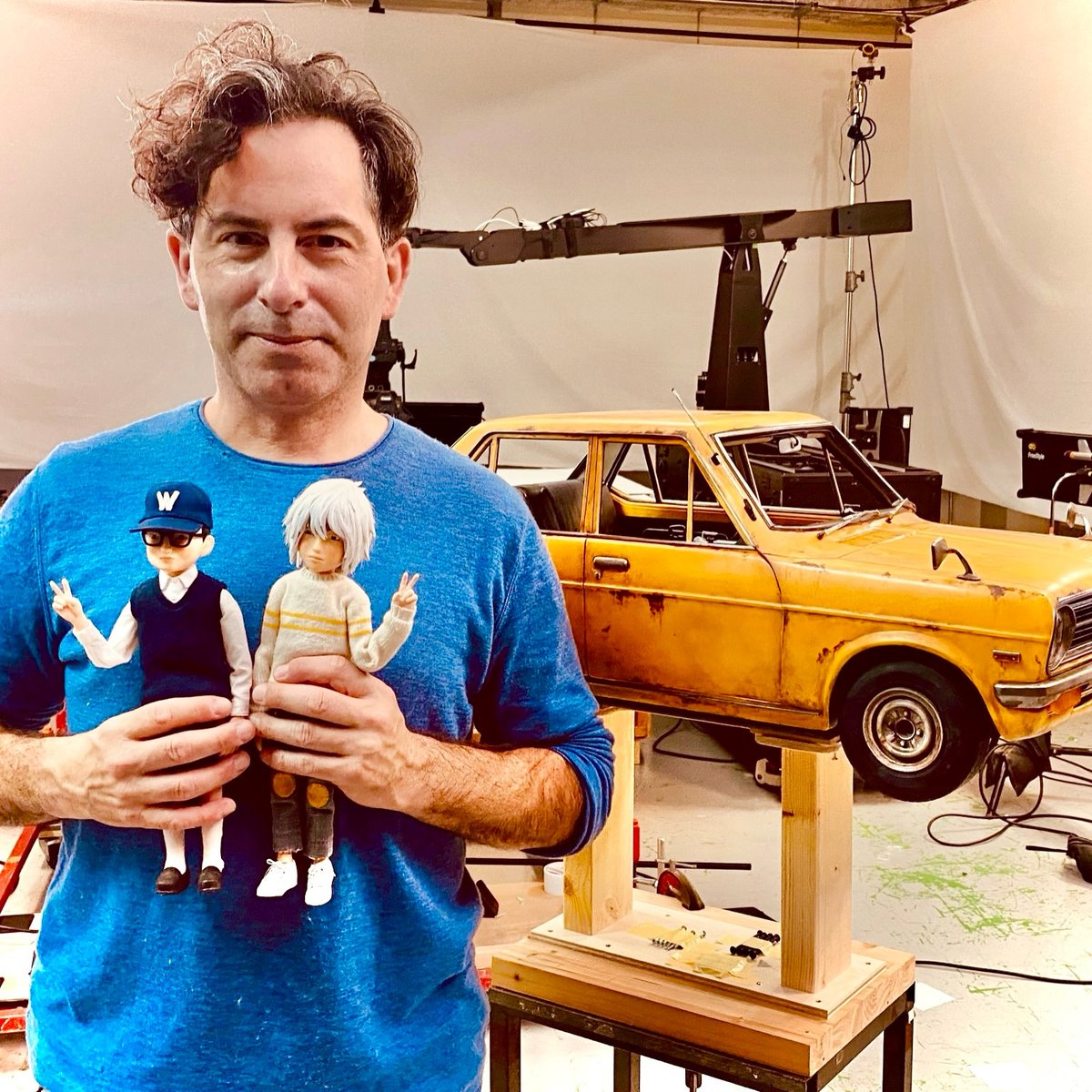 Michael Arias &amp; the puppets from his upcoming "Sunny" stop-motion feature (based on Taiyou Matsumoto's manga) ♡