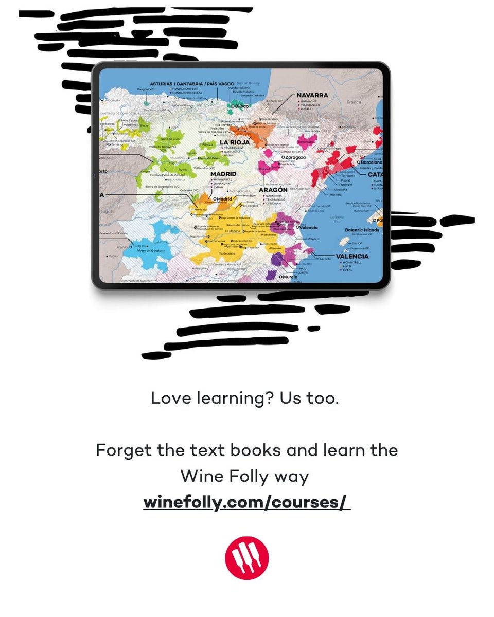 🎉 Spanish Wine 201 is officially live! 🇪🇸🍷Explore Spain’s top regions, decode labels, and dive into the grapes that make this country one of the world’s most exciting wine scenes. 

🎯 shop.winefolly.com/collections/wi…

#SpanishWine201 #WineEducation