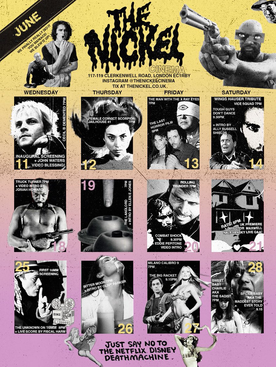 Our opening month! Tickets available now at thenickel.co.uk