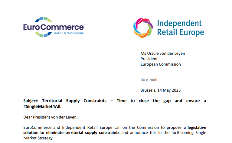 Independent Retail Europe (@inderetaileu) on Twitter photo 🚨 What puts pressure on the #SingleEUMarket?
A few big FMCG manufacturers block free sourcing across borders - hurting competition, choice, and prices. It's time to end TSCs. We call on the <a href="/EU_Commission/">European Commission</a> to act.
Find more📄👉shorturl.at/Zqbup
#SingleMarket4All 🚨 What puts pressure on the #SingleEUMarket?
A few big FMCG manufacturers block free sourcing across borders - hurting competition, choice, and prices. It's time to end TSCs. We call on the <a href="/EU_Commission/">European Commission</a> to act.
Find more📄👉shorturl.at/Zqbup
#SingleMarket4All