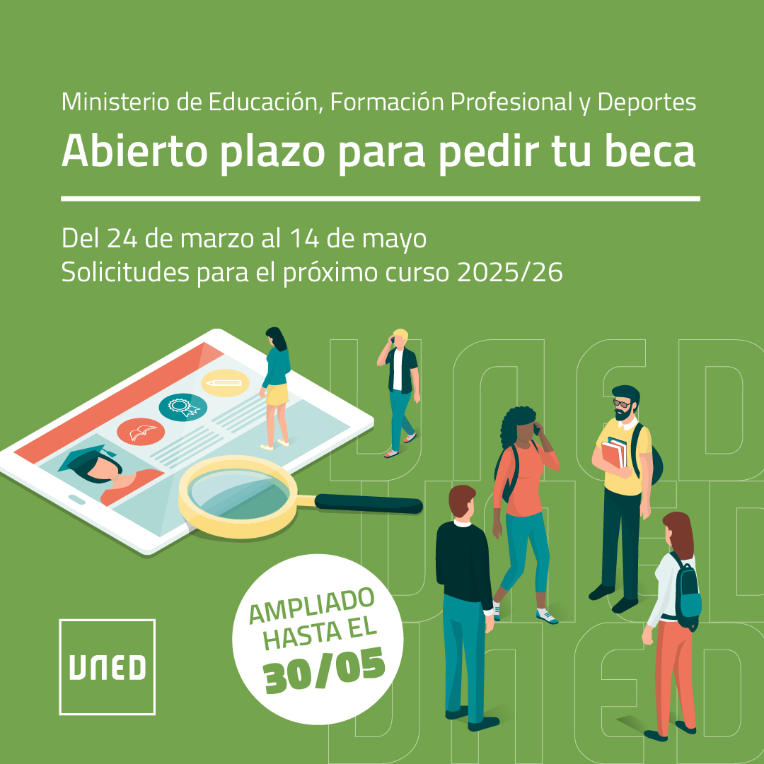 👏 ¡Te traemos buenas noticias! El Ministerio de Educación, Formación Profesional y Deportes ha ampliado el plazo para solicitar una beca para el curso 2025-2026.

📅 ¡Tienes hasta el 30 de mayo a las 15 horas!

📲 Encuentra toda la información en: becaseducacion.gob.es/portada.html