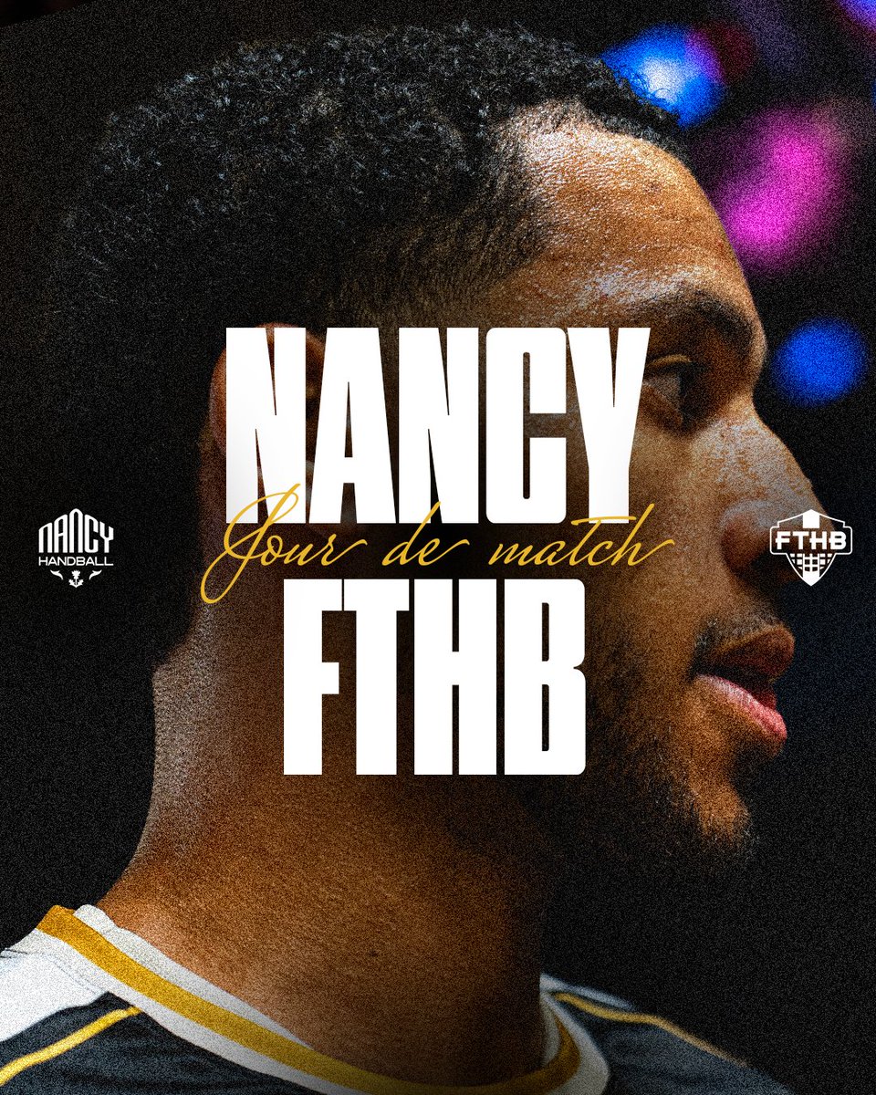 𝕵𝖔𝖚𝖗 𝖉𝖊 𝖒𝖆𝖙𝖈𝖍

🏆 ProLigue - Playoffs 1/4 aller
🆚 Nancy Handball
🕓 20H00
📍 Parc des sports de Vandoeuvre-Lès-Nancy
📺 handballtv.fr

#PassionNoirEtOr🖤💛 
#RoadToStarligue
#NANFRO