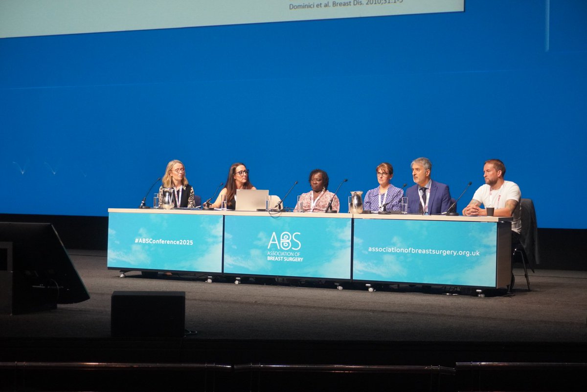 Welcome to day 2 of #ABSConference2025! We're underway with the pregnancy associated breast cancer MDT session in Hall 1 and looking forward to this morning's discussion.
