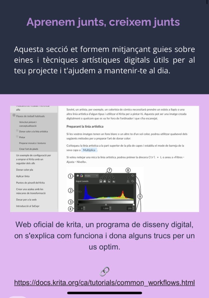 DASCreatelab's tweet image. Ajudem a creadors a trobar tutorials utils per
als seus sectors.
Vine a conèixer-nos!
#CREATELAB_GRUP1 #tutorialesmaker
#RECOMUOC_2324_1S