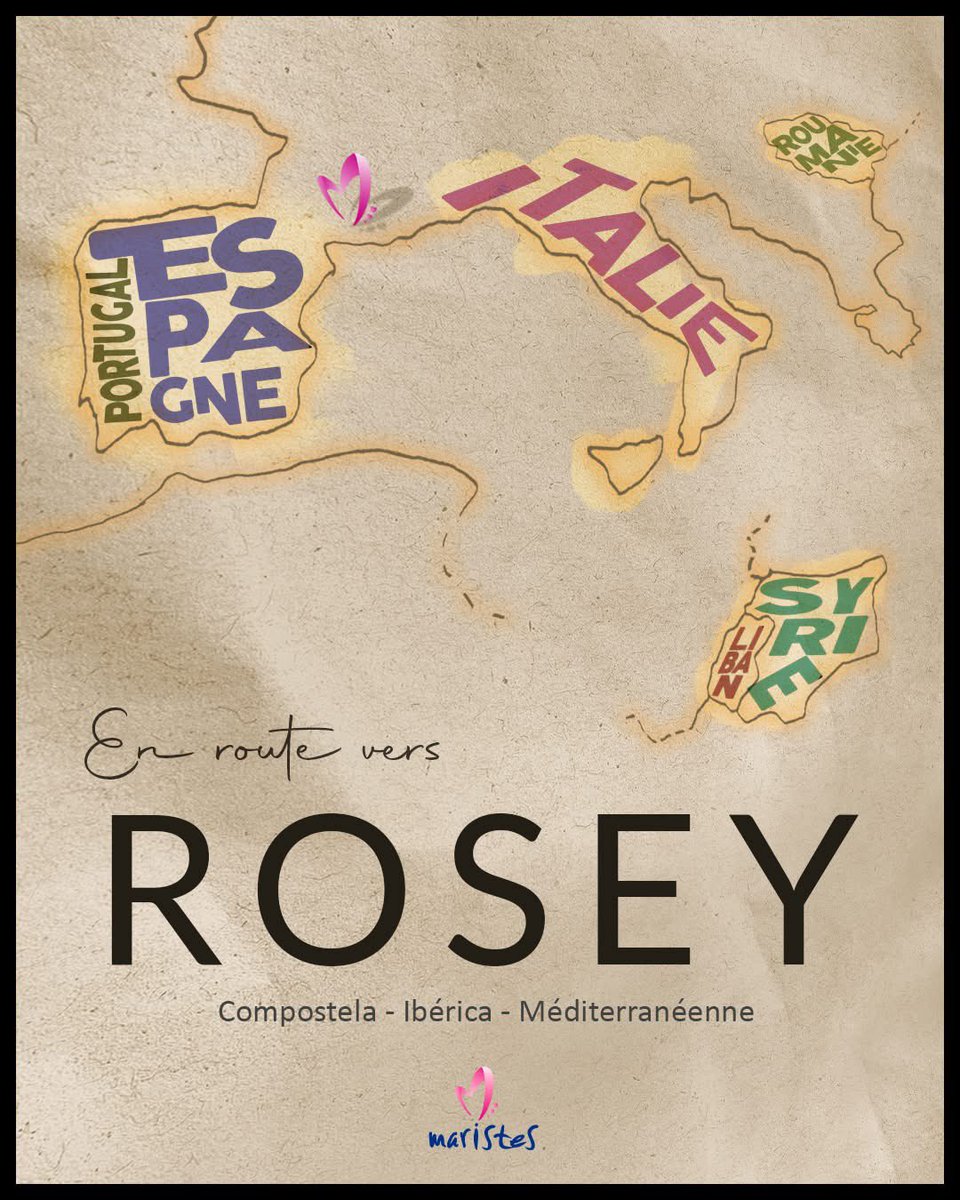 Notre destin en tant que confluence mariste a désormais un nom : PROVINCE MARISTE ROSEY. Aujourd'hui, jour de la naissance de Marcellin Champagnat, nous annonçons que le nom de notre future province sera ROSEY, berceau de notre fondateur.#ConfluenceMariste #EnRouteVersRosey