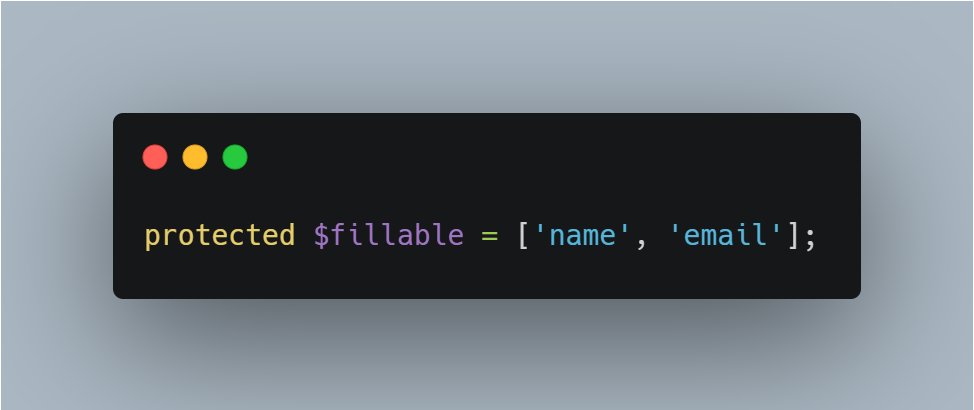 هل تعلم؟ في لارافيل تقدر تحمي الحقول من التعديل عبر $fillable في الموديل:

protected $fillable = ['name', 'email'];

#برمجة #php #laravel