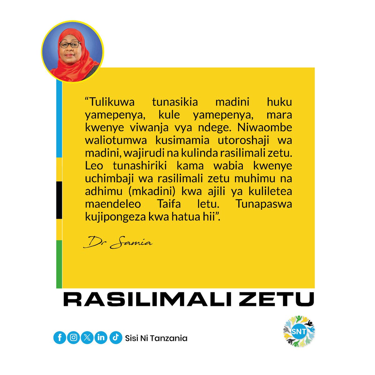 mwan25433's tweet photo. Rasilimali zetu ni fahari yetu watanzania ni jukumu letu kulinda kwa maslahi mapana ya Taifa #sisiniTanzania #matokeochanya #katibanasheria #mslac #ikulumawasiliano #SSH #CCM #Naipendanchiyangu #Tanzaniakwanza https://t.co/abYxlSWRto