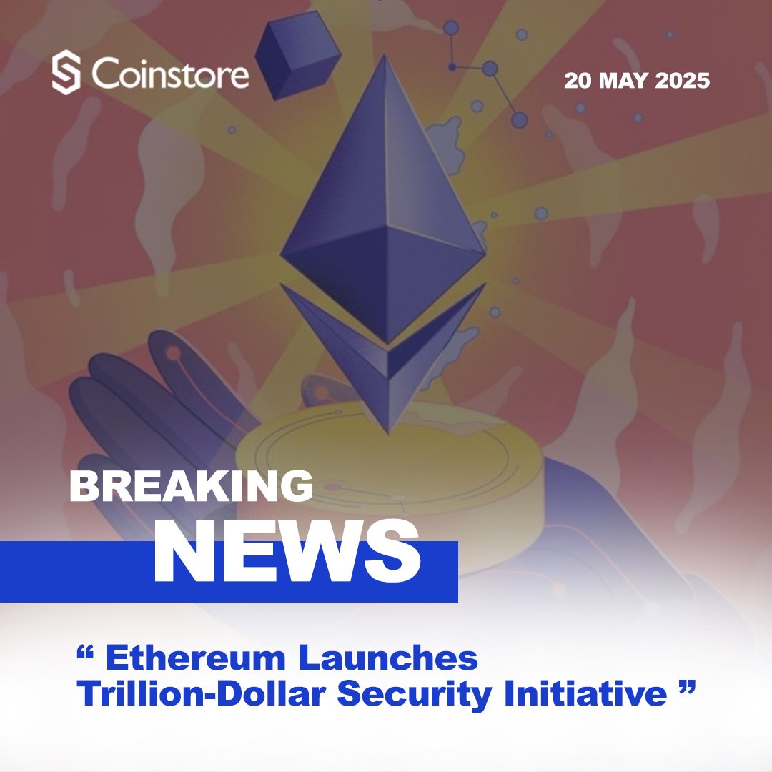 🗞️ Crypto Breaking News: Ethereum Launches Trillion-Dollar Security  Initiative Click this for full article: https://t.co/xSZsbEzOcR #crypto  #breakingnews #coinstore