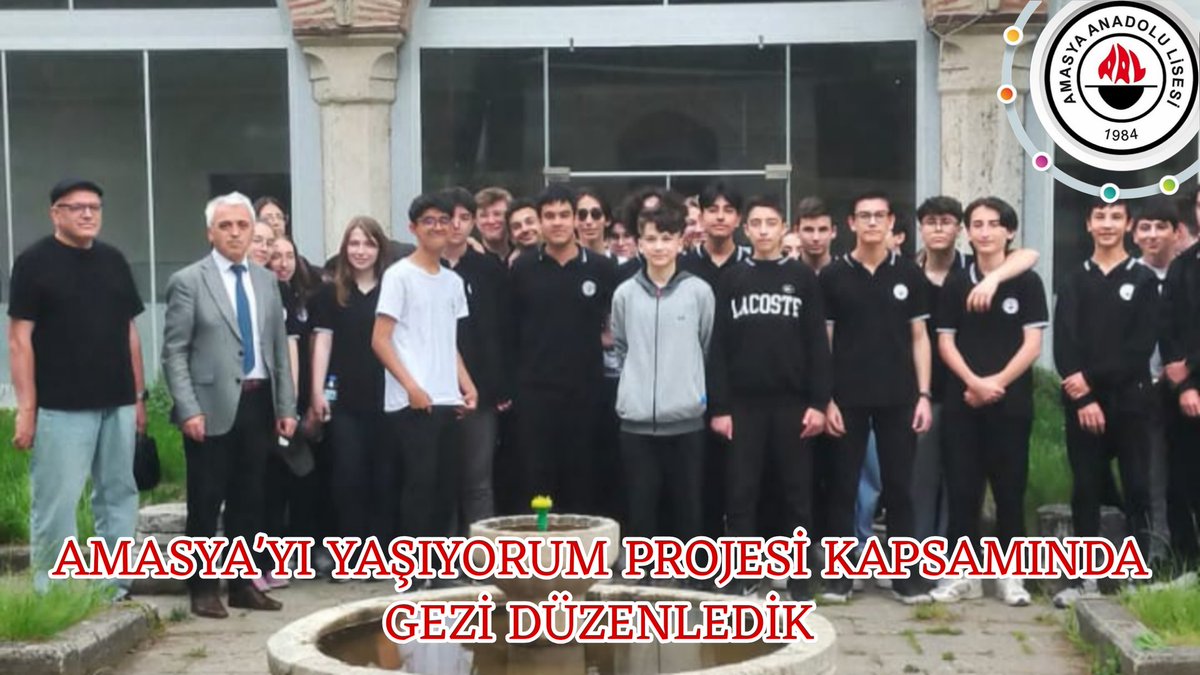 AMASYA'YI YAŞIYORUM PROJESİ KAPSAMINDA GEZİ DÜZENLEDİK

Amasya İl Milli Eğitim Müdürlüğü Ar-Ge birimi tarafından uygulamaya konulan Amasya'yı Yaşıyorum Projesi kapsamında gezi düzenledik.

amasyaanadolulisesi.meb.k12.tr/icerikler/amas…

<a href="/Amasyamem05/">Amasya İl Millî Eğitim Müdürlüğü</a> <a href="/mehmetalikatip1/">Mehmet Ali KATİPOĞLU 🇹🇷</a> <a href="/satilmisoglu/">Hasan SATILMIŞOĞLU</a>
