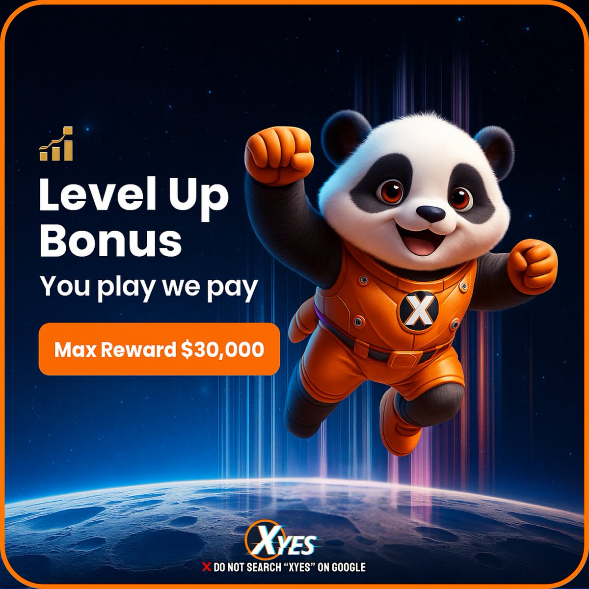 Xyes_com's tweet photo. 🎮 LEVEL UP BONUS UNLOCKED! 🚀
Climb the ranks and win up to $30,000 in epic rewards! 💰🔥
Every bet takes you one step closer to the top — the higher you go, the bigger the prize! 🎯
Ready to level up your game?
💸 Only at https://t.co/glUyLfjyq3
#XyesLevelUp #BonusUnlocked #ClimbAndWin #XyesRewards