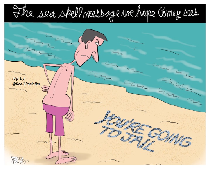 Here's a message that we'd ALL like Comey to see!  But will it ever happen?