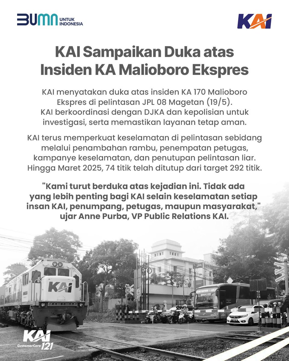 Kereta Api Indonesia tweet media