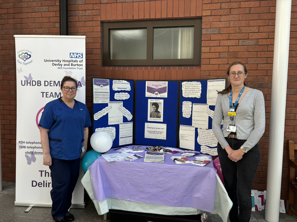 Charlotte Kawalek (@charlottekawal1) on Twitter photo Dementia Action Week 2025 day 2! <a href="/UHDBTrust/">University Hospitals of Derby and Burton NHS FT</a> at QHB today outside league of friends - come and say hello to <a href="/staceyakd/">Stacey</a> from <a href="/mpftnhs/">Midlands Partnership University NHS FT</a> Dementia Action Week 2025 day 2! <a href="/UHDBTrust/">University Hospitals of Derby and Burton NHS FT</a> at QHB today outside league of friends - come and say hello to <a href="/staceyakd/">Stacey</a> from <a href="/mpftnhs/">Midlands Partnership University NHS FT</a>