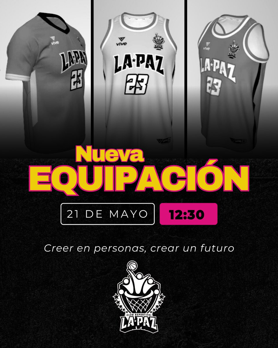 📢 ¡Gran noticia! 🏀🎽

El 21 de mayo a las 12:30 presentaremos las nuevas camisetas de nuestro club ¡y lo haremos en directo desde nuestras RRSS! 📲🔥

👉 Conéctate a nuestros perfiles y descubre el diseño que nos representará esta temporada. 🎉🏆

¡No te lo pierdas! 💪🔥