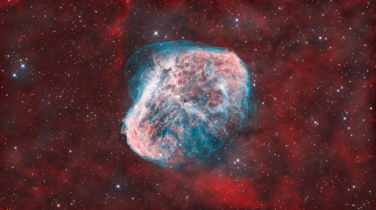 QHYCCD's tweet photo. NGC 6888, Crescent Nebula
By 吃恩陈陈
SkyWatcher 200 800/F4
QHYCCD miniCAM8M
SkyWatcher NEQ6 Pro
Hα: 87*300s; OIII: 105*300S
Total 16 hrs
Check full information about miniCAM8: https://t.co/2JflvLtfC7…
#astrophotography #astrocamera #telescope #deepsky https://t.co/E60phETj99
