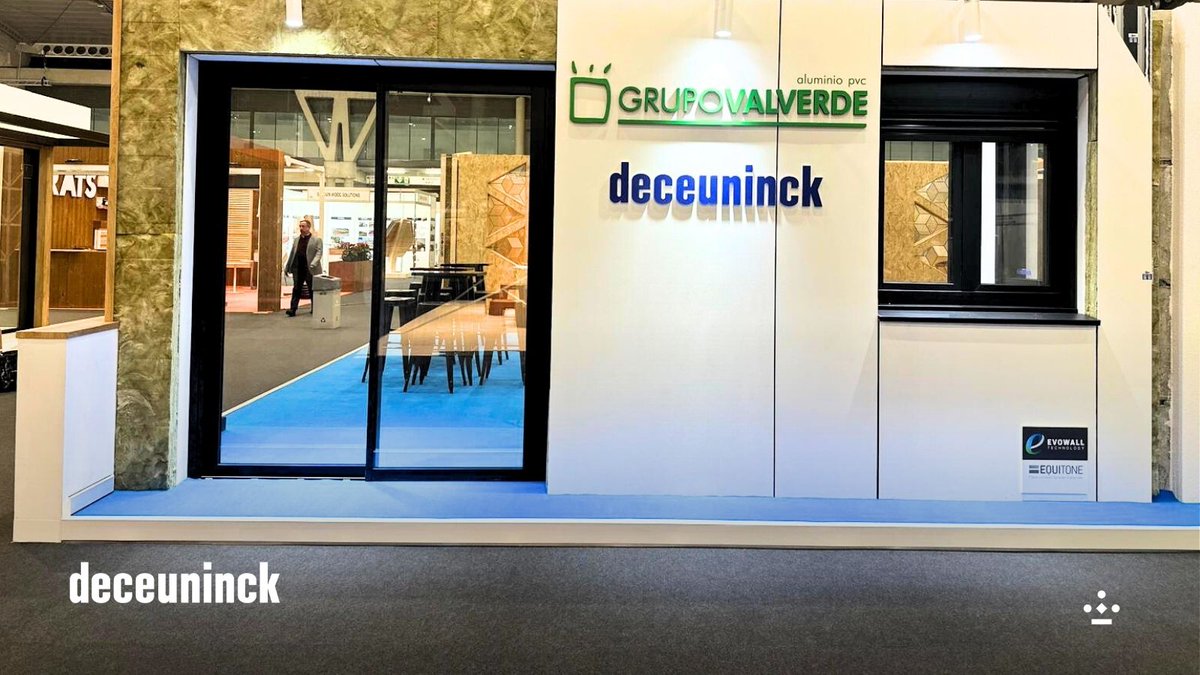 DeceuninckPt's tweet photo. 📢 Começa hoje a Construmat, a feira de referência do sector da construção!

Esperamos por si às 12h no stand #D62 para apresentar “El Hueco Perfecto Industrializado” de Antonio Domínguez.

📍 Stand D62 | 📅 De 20 a 22 de maio | 🏛️ Fira Barcelona https://t.co/t8Dv0Pg4dB