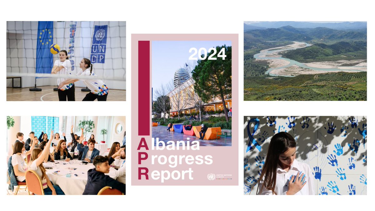 UN_Albania's tweet photo. 📢Discover the UN's impact in Albania! 

The #AlbaniaProgressReport2024 highlights key achievements in sustainable development, human rights, and more. 

Read now: https://t.co/uXrz1jcp86 

Follow below  thread👇for key highlights

#UNAlbania #SDGs #Progress https://t.co/irQMO5I7Y4