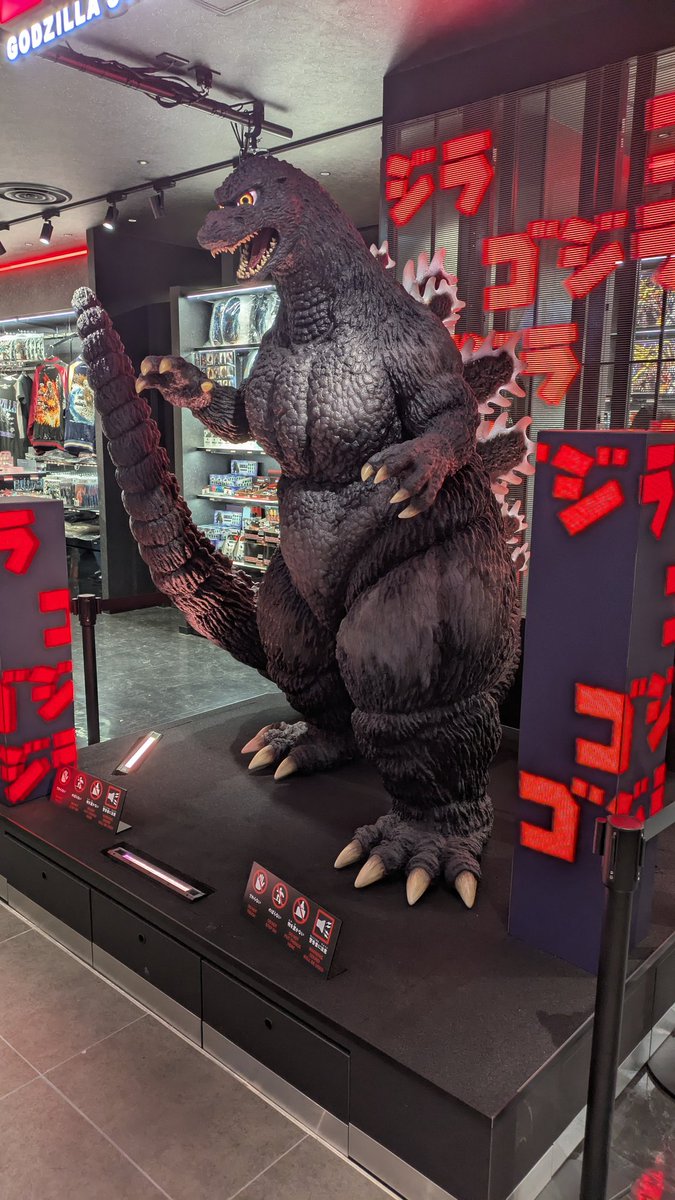Mr_Ellaway's tweet photo. Who wants something from the Godzilla shop? Trying to think how I can get those guys in my suitcase https://t.co/DKTIok29v8
