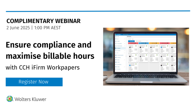 Take a look at the brand new cloud workflow manager for CCH iFirm Workpapers and find out how many hours you could save by using our Workpapers solution. Register for the demo via: ow.ly/CJZ250VVqP7

#workpapers #CCHiFirm #efficiency