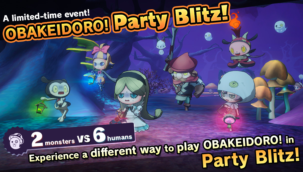 👻📣Party Blitz! Arriving✨✨

"Full Moon Snagtongue Swamp" is back on Quick Match starting May 23🎉
Let's snag exclusive rewards👍
Stay tuned😉✨ for this limited-time special match💥

【Event Period】
May 23 at 12:00 – Jun 15, 2025 at 23:59 (JST)

#obakeidoro
#NintendoSwitch